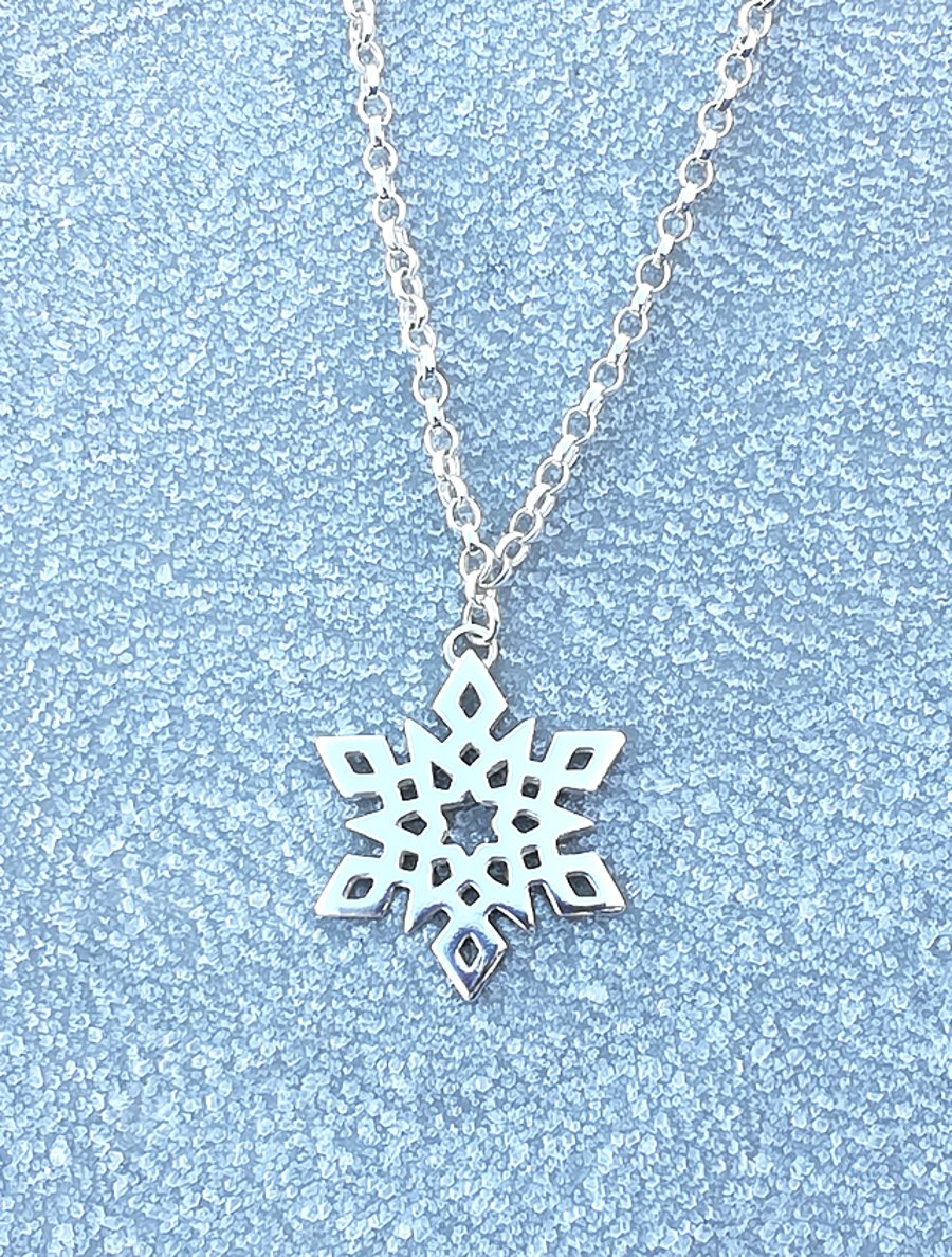Snowflake Necklace.