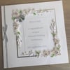 Quilled handmade diamond 60th wedding anniversary card, personalised