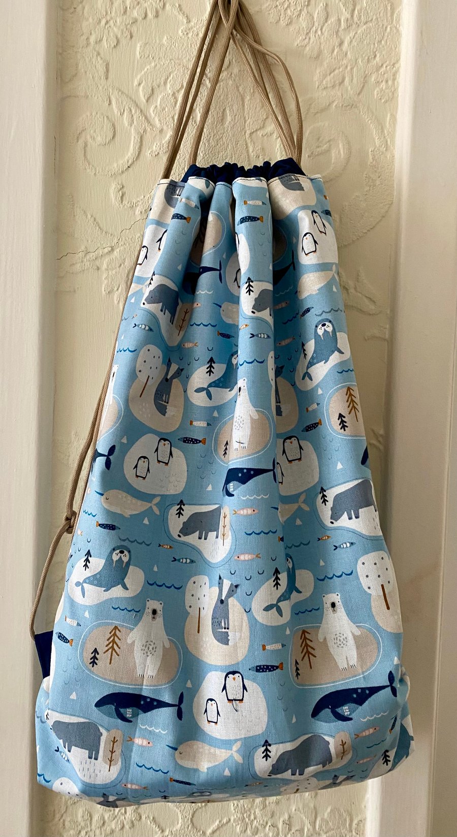 Childs Bag Drawstring Backpack - CAN BE PERSONALISED 