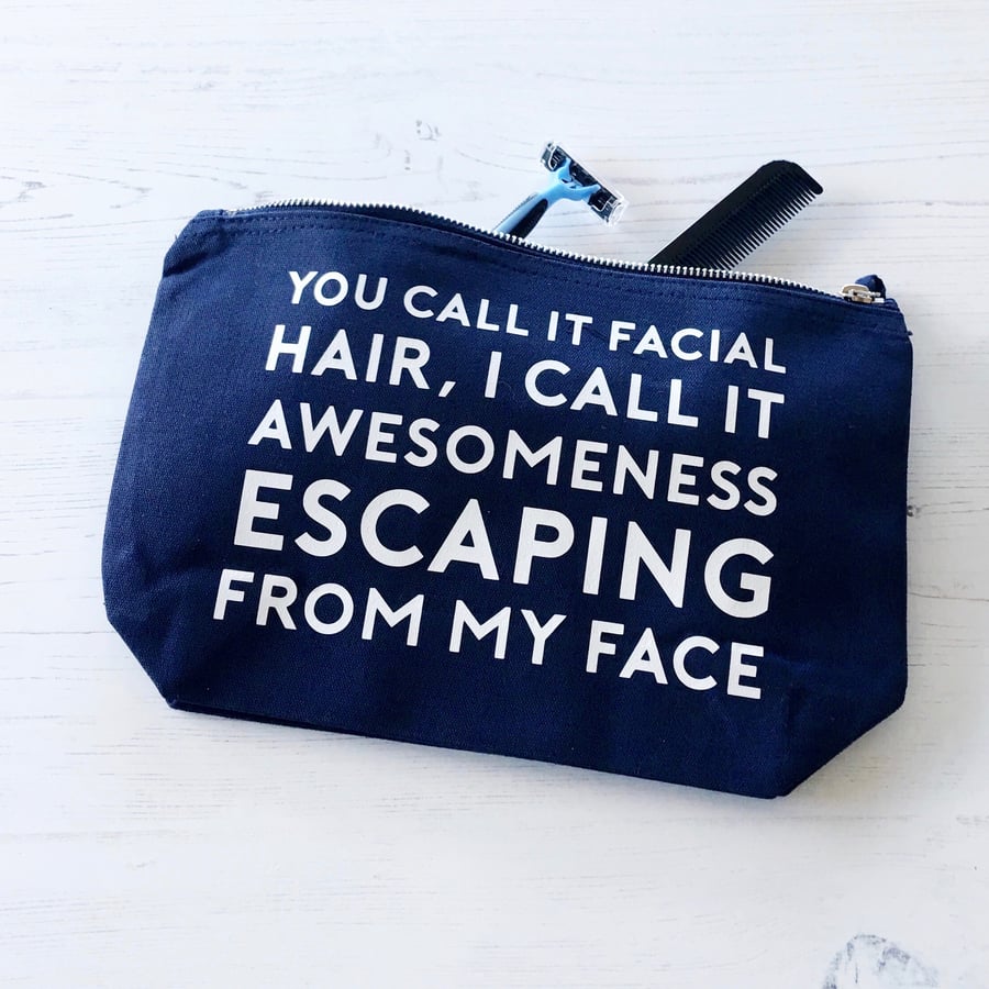 Awesomeness Shaving Wash Bag