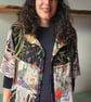 Tropical Parrots Shirt Dress or Summer Jacket in bright colours - Image 3