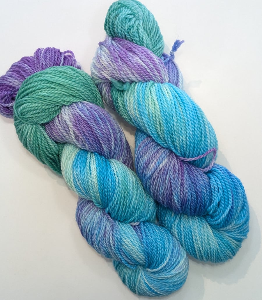 Hand Dyed Sock 4ply Merino Yarn 100g