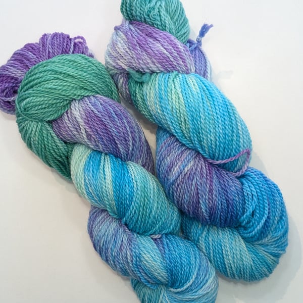 Hand Dyed Sock 4ply Merino Yarn 100g