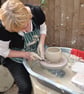 Garlic grating dish grater bowl for bread dipping hand thrown stoneware pottery  - Image 5