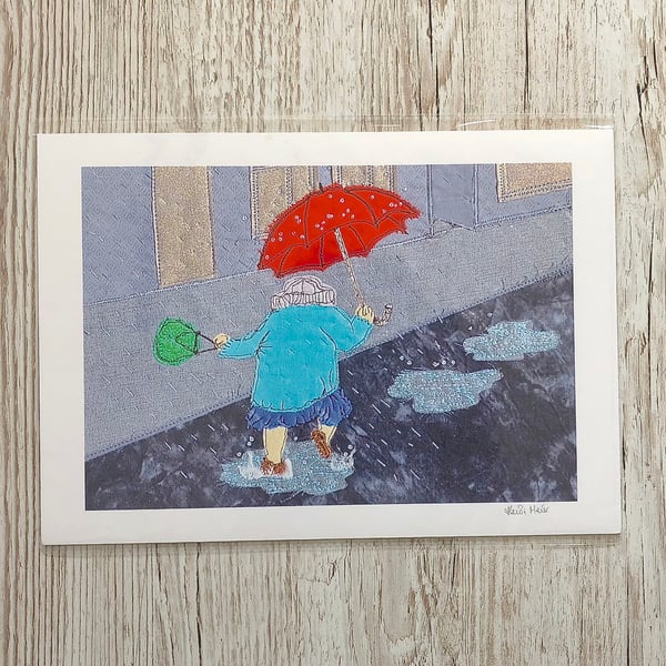 Dancing in the Rain art giclee print