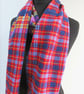 Red tartan scarf - Image 6