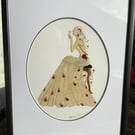 Art Deco Lady on Stool and Art Deco Flapper.