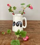 Mussel shell design jug - half pint, bone china, coastal home kitchenware - Image 4