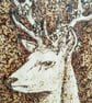 Red deer pyrography wooden wine box - Image 4
