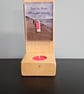 Tealight holder with Inspirational quote
