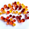 20g hot mix concentric circles murrini made with Bullseye 90coe glass