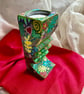Upcycled unique hand painted tea light holder - Image 1
