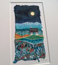 Jewel Cottage- Original collage. A4 Mounted only - Image 2