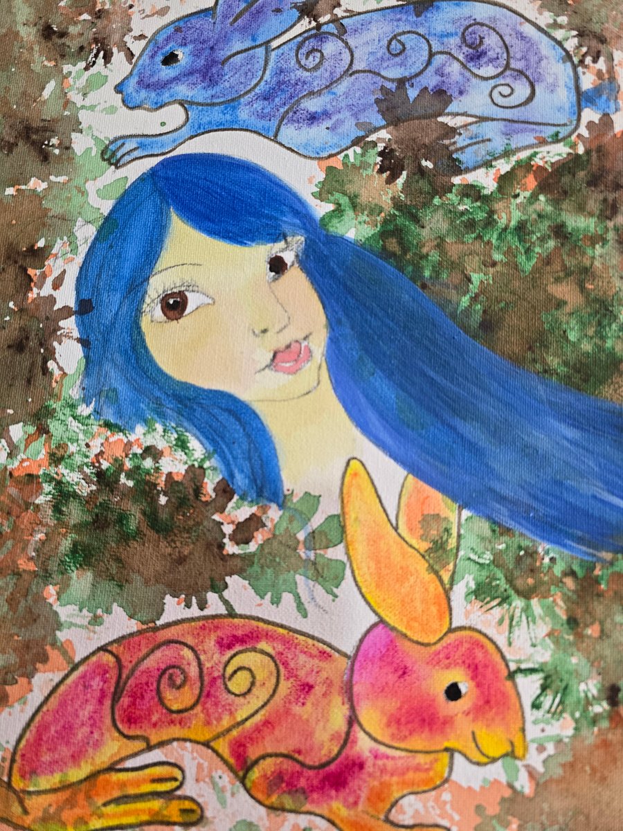 Fairy Acrylic Painting