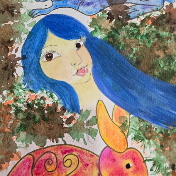 Fairy Acrylic Painting