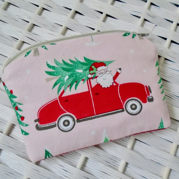 Cotton Christmas Purse 