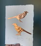 Two For Joy Copper Magpies On Handmade Paper - Image 5