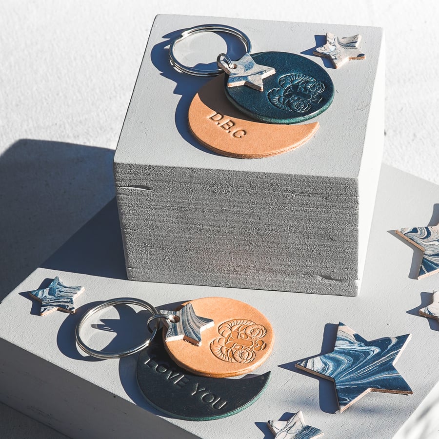 Personalised Aries Keyring