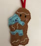 Gingerbread teddy Decoration - Image 1