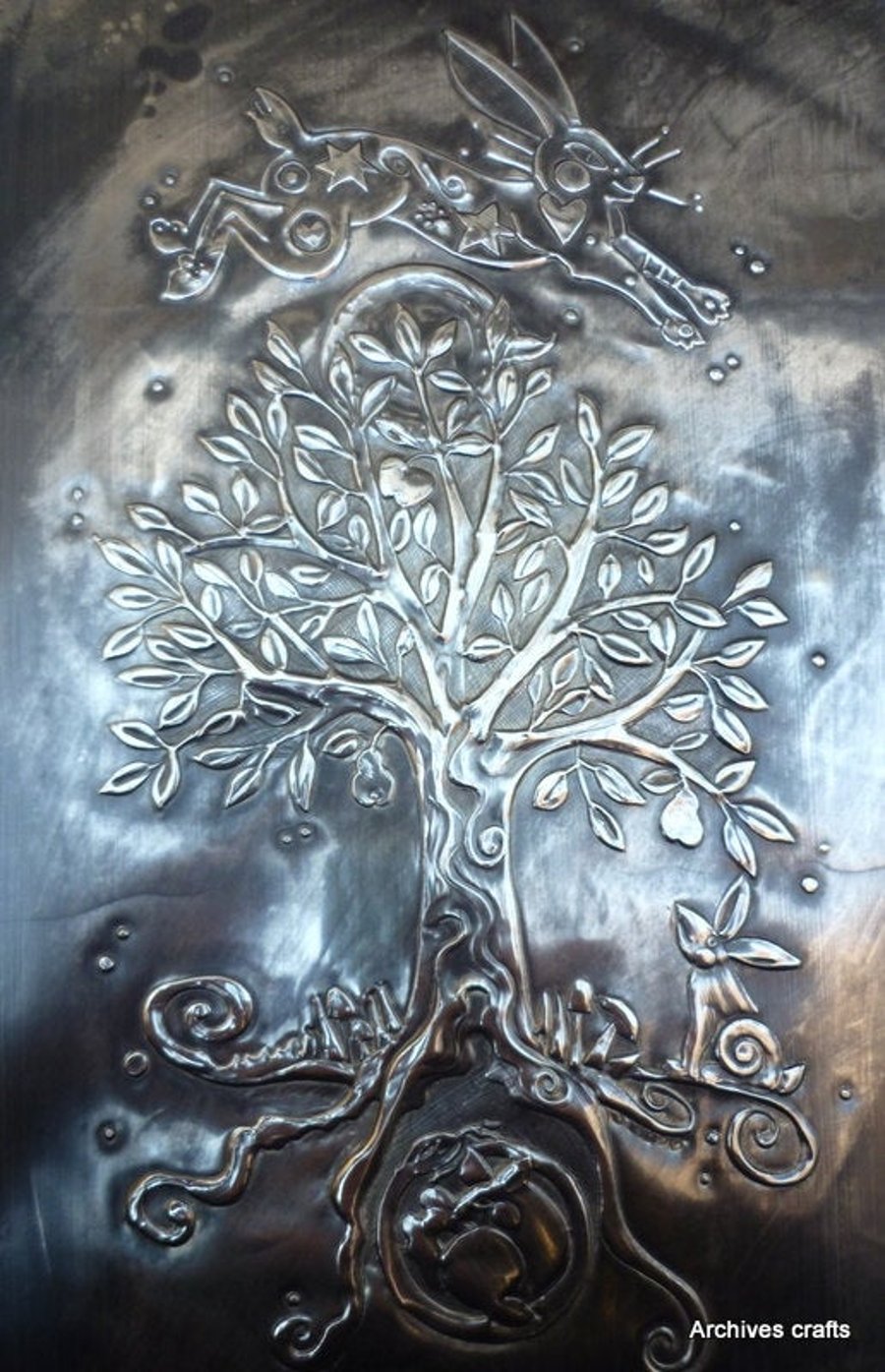 Leaping Hare original art work.