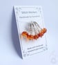 Lampwork Stitch Markers - Firey Orange - Image 2