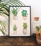 House Plants Print A3 - Image 1