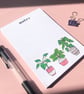 House Plants Notepad A6 - Image 2