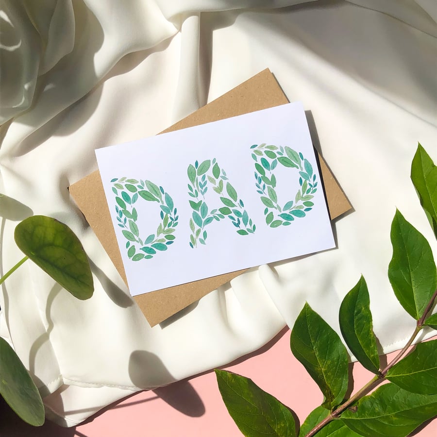 DAD Father's Day Card, Birthday Card for Dad