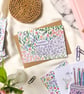 Happy Birthday Spring Flowers Card - Image 1