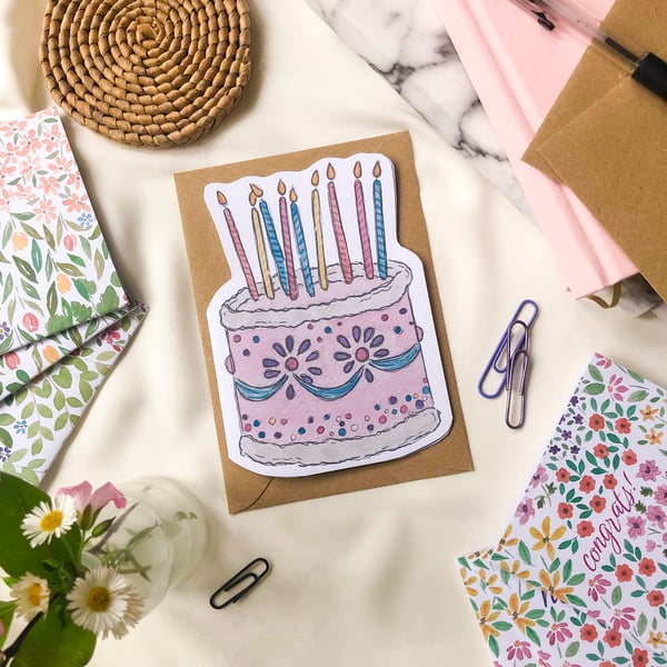 Birthday Cake Card