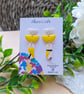 Yellow Pop Tier Earrings - Image 1