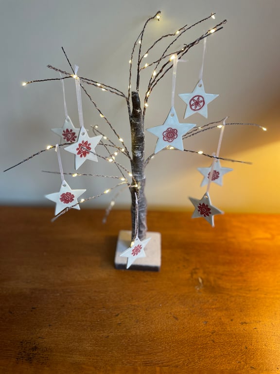 Porcelain Mandala Star Keepsakes