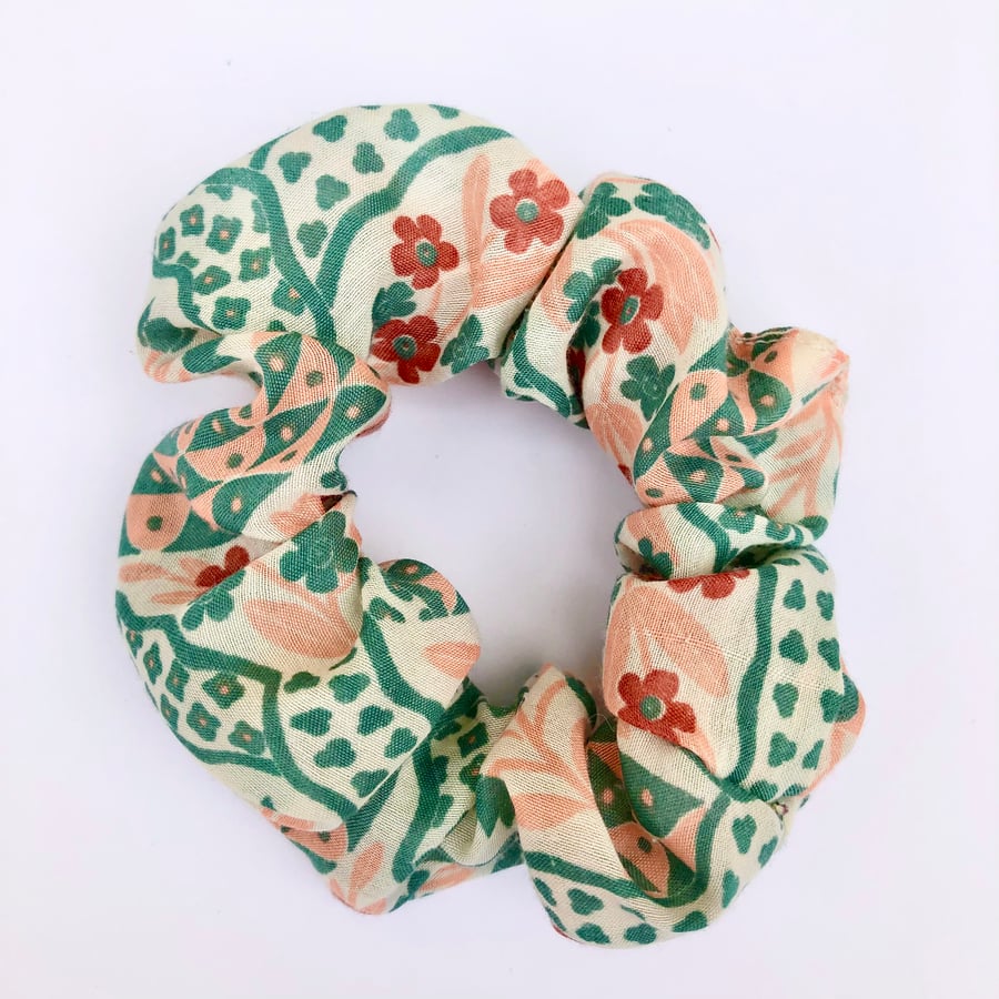 Floral patterned Scrunchie