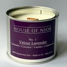 Luxury Lavender Soy Candle - Aromatherapy Lavender Candle - Relaxing Spa Candle