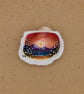 Framed Sunset painting in a Shell