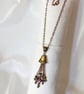Bronze & Glass Necklace - Image 1