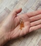 sterling silver amber earrings,  genuine amber drop earrings - Image 8