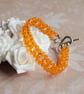 Tangerine Orange Beaded Bracelet - Image 3