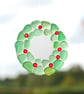 Wreath sun catcher from beach glass - Image 3