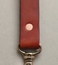 Leather Key Ring With Solid Brass Lobster Clip And Copper Saddle Rivet - Image 5
