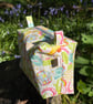 Make-up bag (large) in disco cowboy print - Image 2