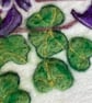 A Hand-Felted Aquilegia Textile Artwork - Image 4