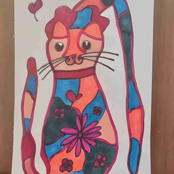 Fairy Cat Drawing