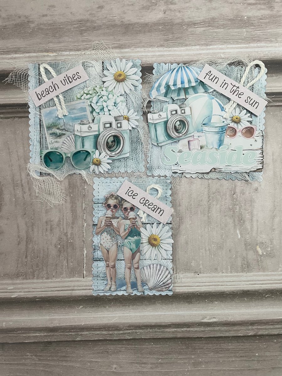 Card Toppers Summer Holiday CAMERA by Carolee Crafts CS 0002