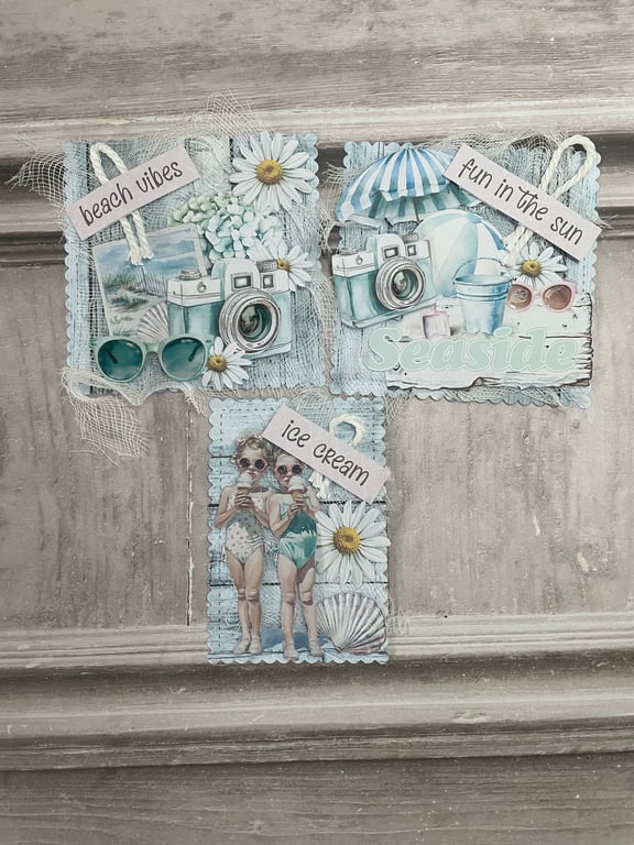 Card Toppers Summer Holiday CAMERA by Carolee Crafts CS 0002