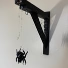 Winnie Black Widow Spider Web Plant Holder