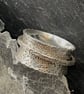 Silver Spinner Ring "Stippled" - Image 2