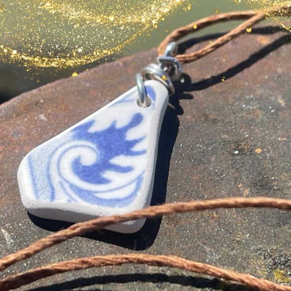 Sea Pottery Pendant