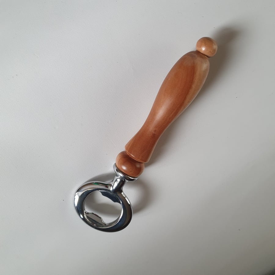 Turned Somerset Apple Wood Bottle Opener