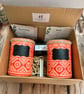 Red Aztec Tribal gift set with 2 pots  - Image 4